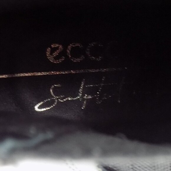 Ecco Ankle Boots Shape Sculpted Motion 35 Chelsea Gray Platform Sz 5 - Picture 8 of 8